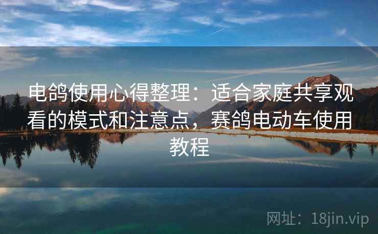 电鸽使用心得整理：适合家庭共享观看的模式和注意点，赛鸽电动车使用教程