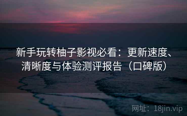 新手玩转柚子影视必看：更新速度、清晰度与体验测评报告（口碑版）