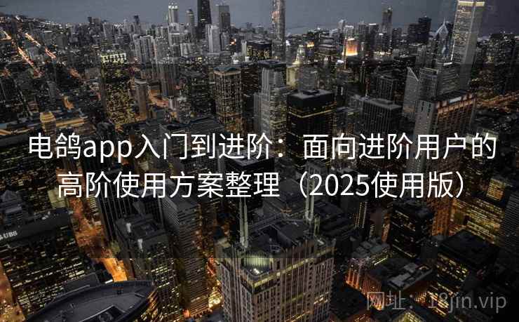 电鸽app入门到进阶：面向进阶用户的高阶使用方案整理（2025使用版）