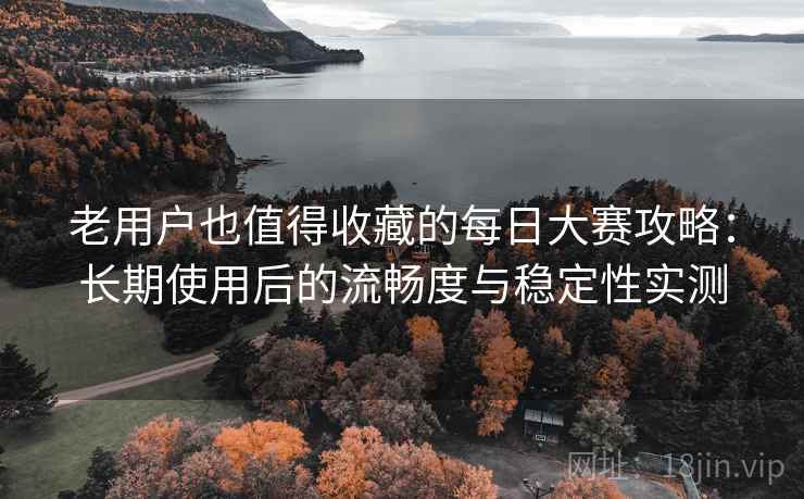 老用户也值得收藏的每日大赛攻略：长期使用后的流畅度与稳定性实测