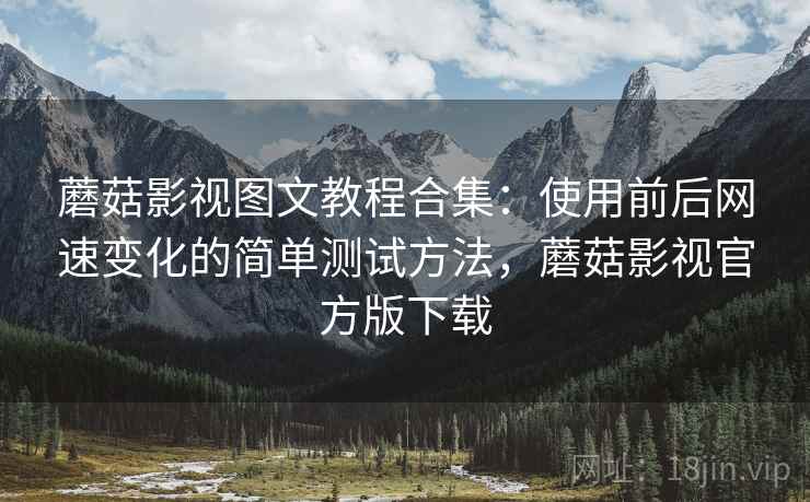 蘑菇影视图文教程合集:使用前后网速变化的简单测试方法,蘑菇影视官方版下载 蘑菇影视图文教程合集:使用前后网速变化的简单测试方法,蘑菇影视官方版下载