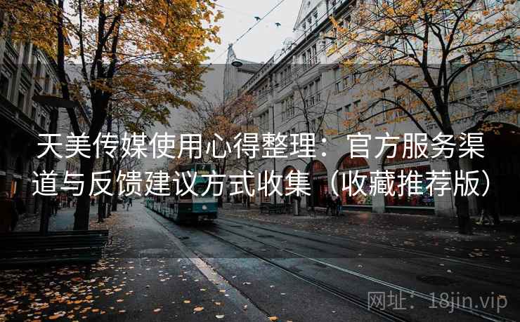 天美传媒使用心得整理：官方服务渠道与反馈建议方式收集（收藏推荐版）