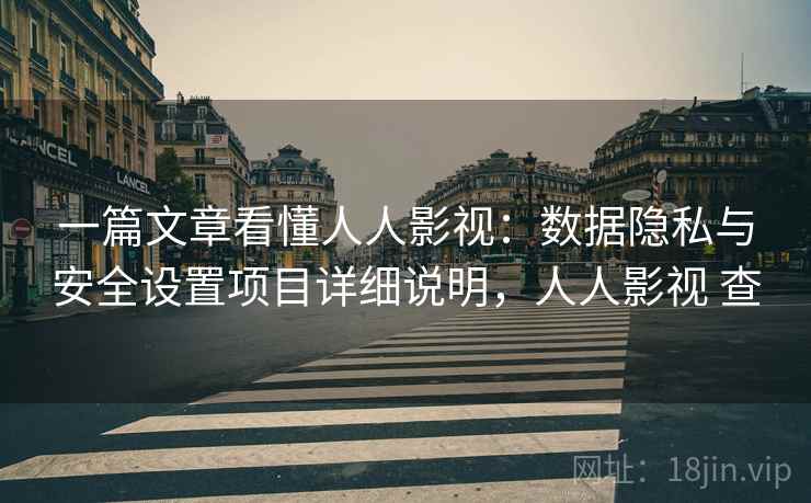 一篇文章看懂人人影视：数据隐私与安全设置项目详细说明，人人影视 查